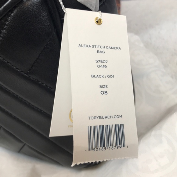 SOLD NWT TORY BURCH Alexa Stitch Camera - Picture 5 of 8